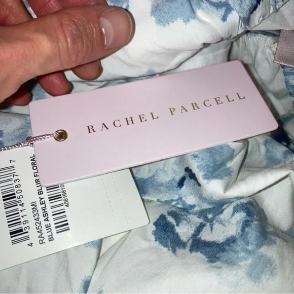 Rachel parcel blue Ashley blue floral dress nwt